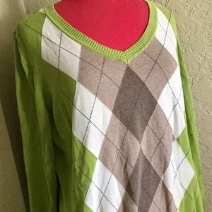 St. John’s Bay argyle sweater